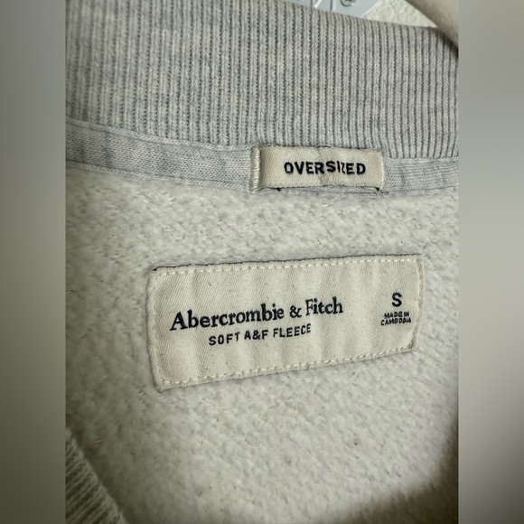 ABERCROMBIE Oversized LA Lakers Soft Fleece Crewneck Sweatshirt - Picture 3 of 4